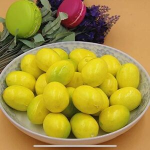 NEW NWOT 10pc Mini Artificial Fake Faux Fruit Lemons for Fruit Bowl/Home Decor